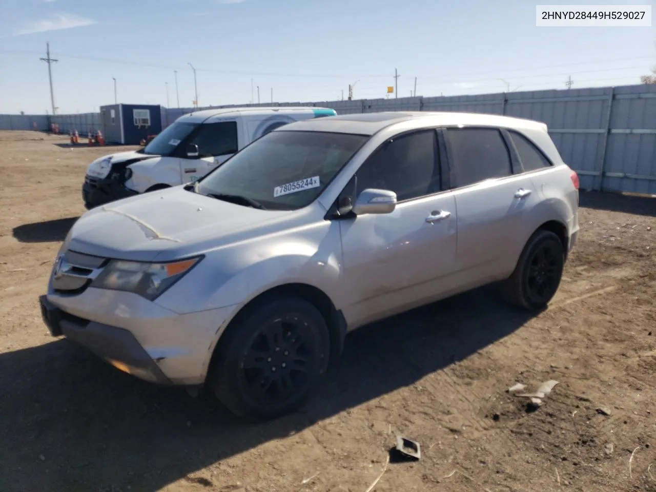 2009 Acura Mdx Technology VIN: 2HNYD28449H529027 Lot: 78055244