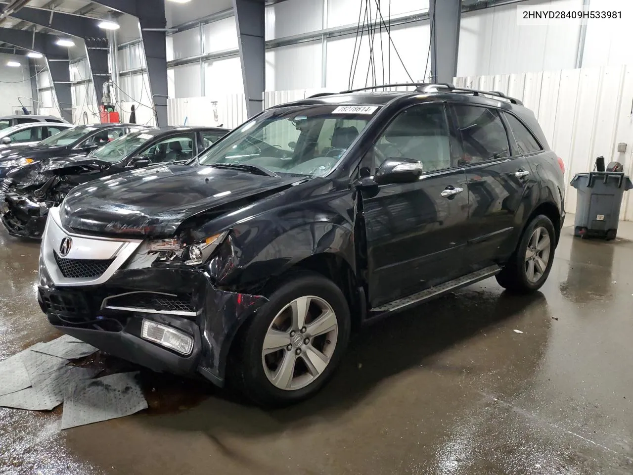 2009 Acura Mdx Technology VIN: 2HNYD28409H533981 Lot: 78278614