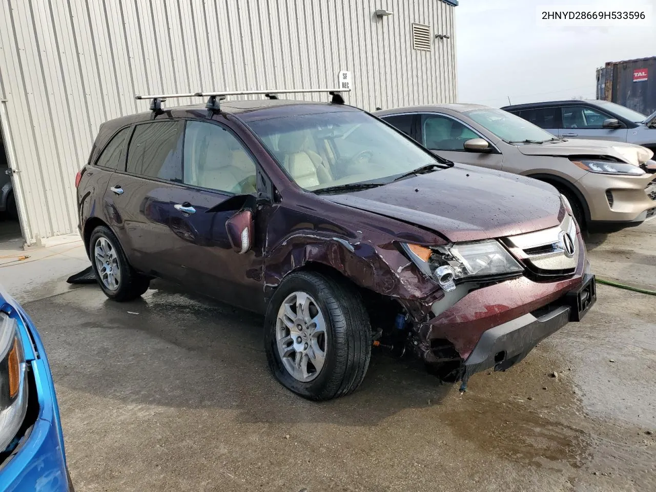 2009 Acura Mdx Technology VIN: 2HNYD28669H533596 Lot: 78519944