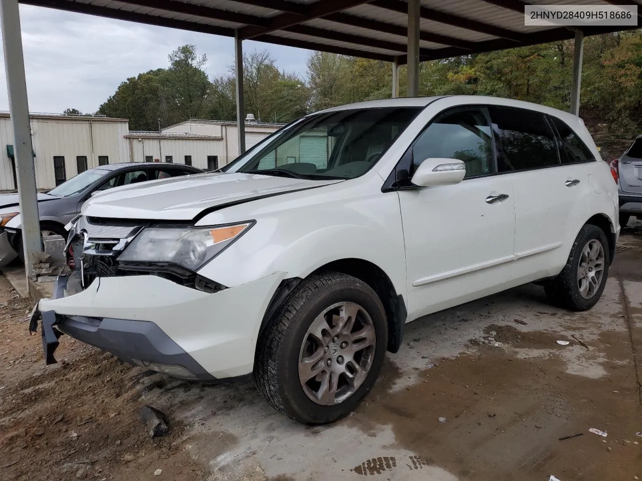 2009 Acura Mdx Technology VIN: 2HNYD28409H518686 Lot: 78654174