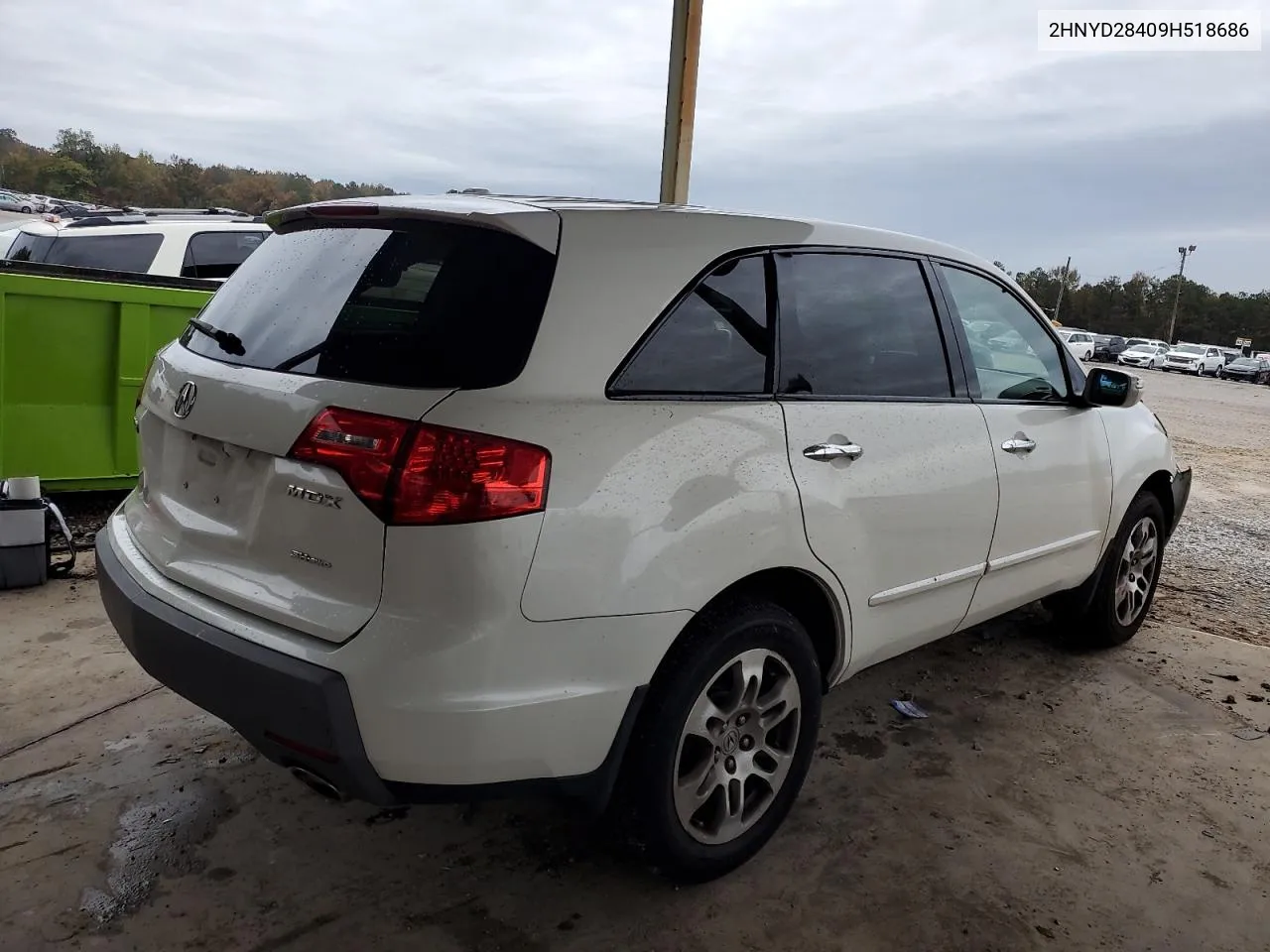 2009 Acura Mdx Technology VIN: 2HNYD28409H518686 Lot: 78654174