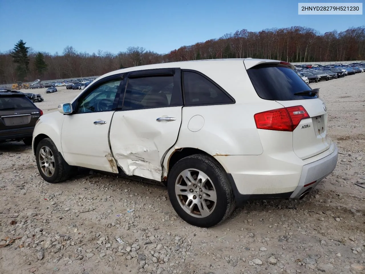 2009 Acura Mdx VIN: 2HNYD28279H521230 Lot: 78661114