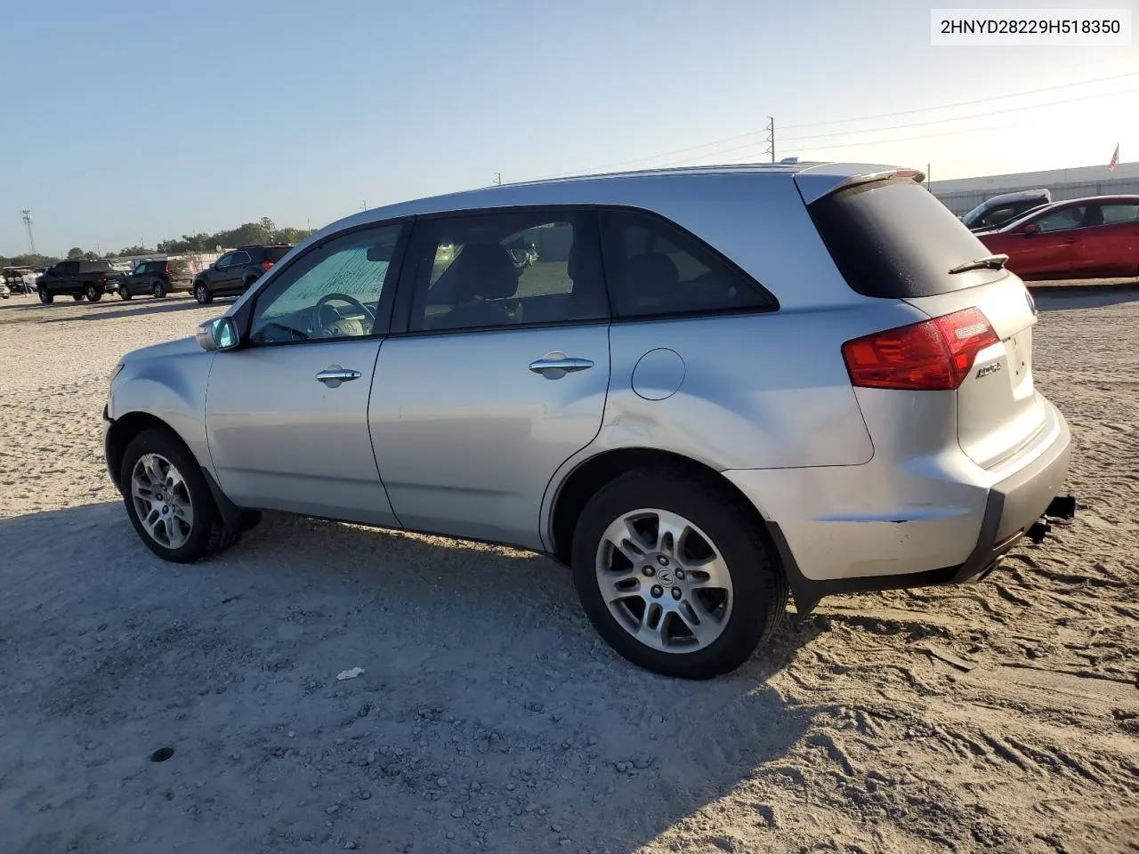 2009 Acura Mdx VIN: 2HNYD28229H518350 Lot: 78855274