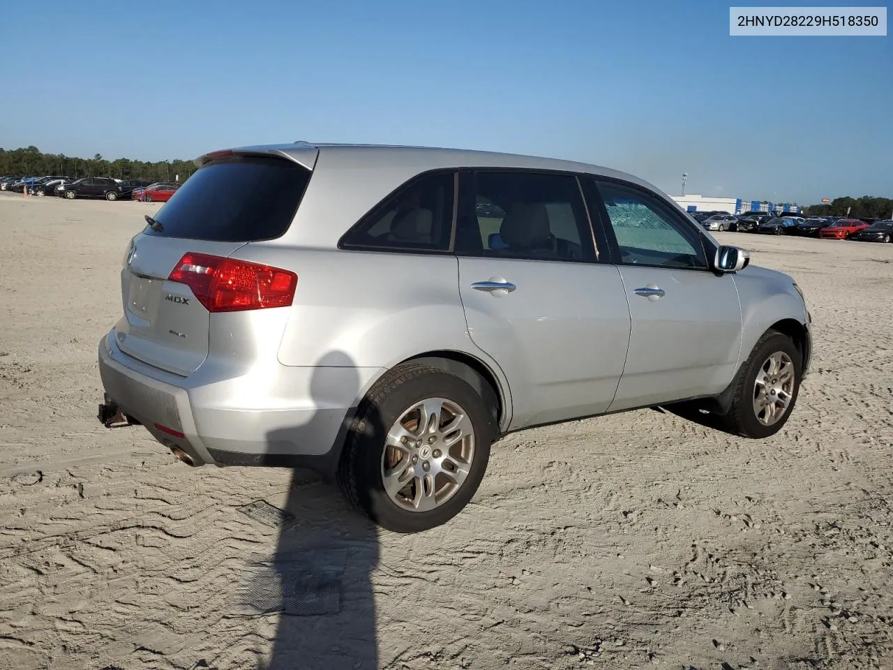 2009 Acura Mdx VIN: 2HNYD28229H518350 Lot: 78855274