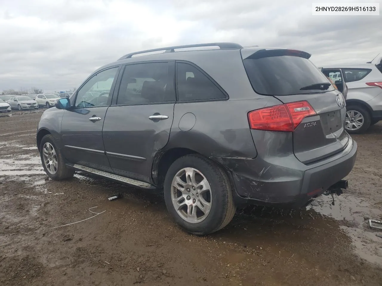 2009 Acura Mdx VIN: 2HNYD28269H516133 Lot: 78865454