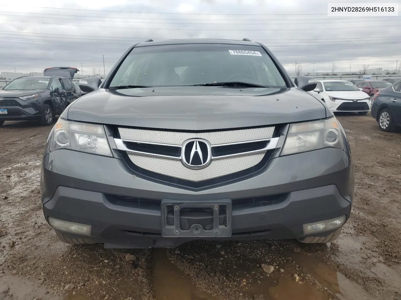 2009 Acura Mdx VIN: 2HNYD28269H516133 Lot: 78865454