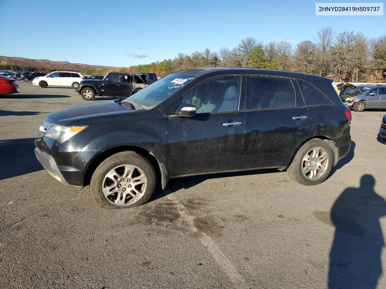 2009 Acura Mdx Technology VIN: 2HNYD28419H509737 Lot: 78992834