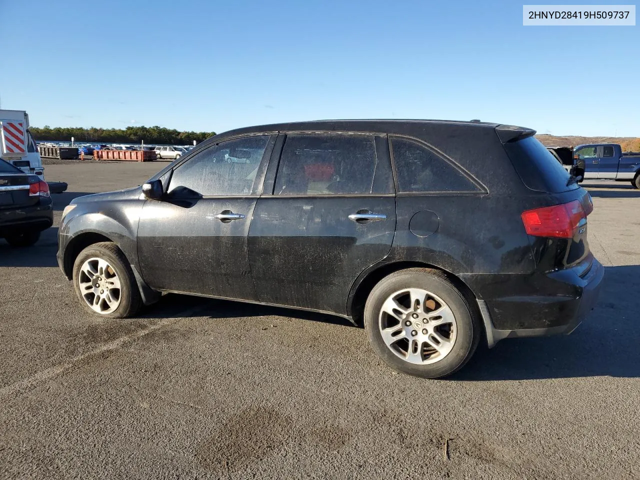 2009 Acura Mdx Technology VIN: 2HNYD28419H509737 Lot: 78992834