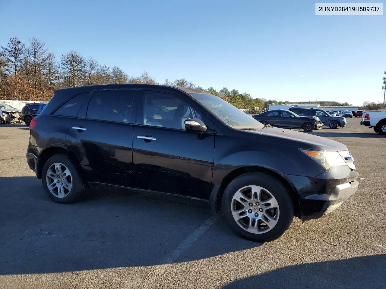 2009 Acura Mdx Technology VIN: 2HNYD28419H509737 Lot: 78992834