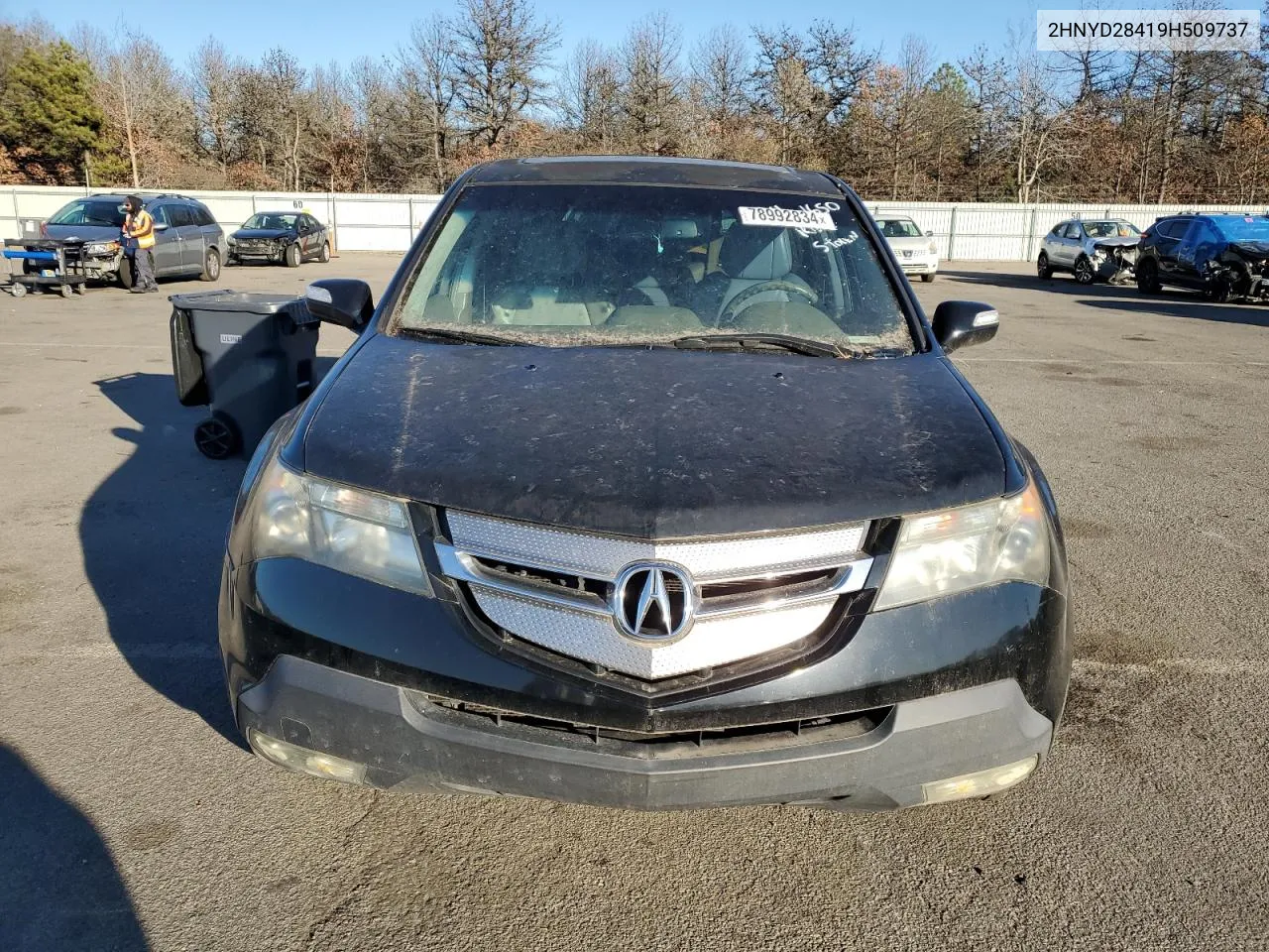 2009 Acura Mdx Technology VIN: 2HNYD28419H509737 Lot: 78992834