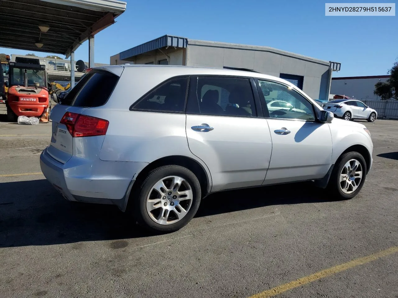 2009 Acura Mdx VIN: 2HNYD28279H515637 Lot: 79097534