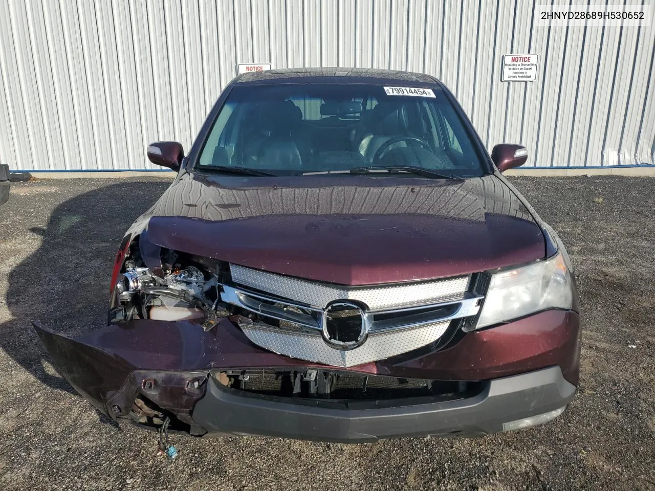 2009 Acura Mdx Technology VIN: 2HNYD28689H530652 Lot: 79914454