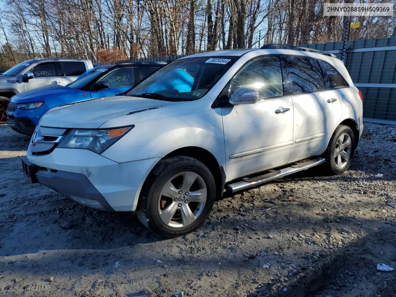 2009 Acura Mdx Sport VIN: 2HNYD28859H509369 Lot: 80250844