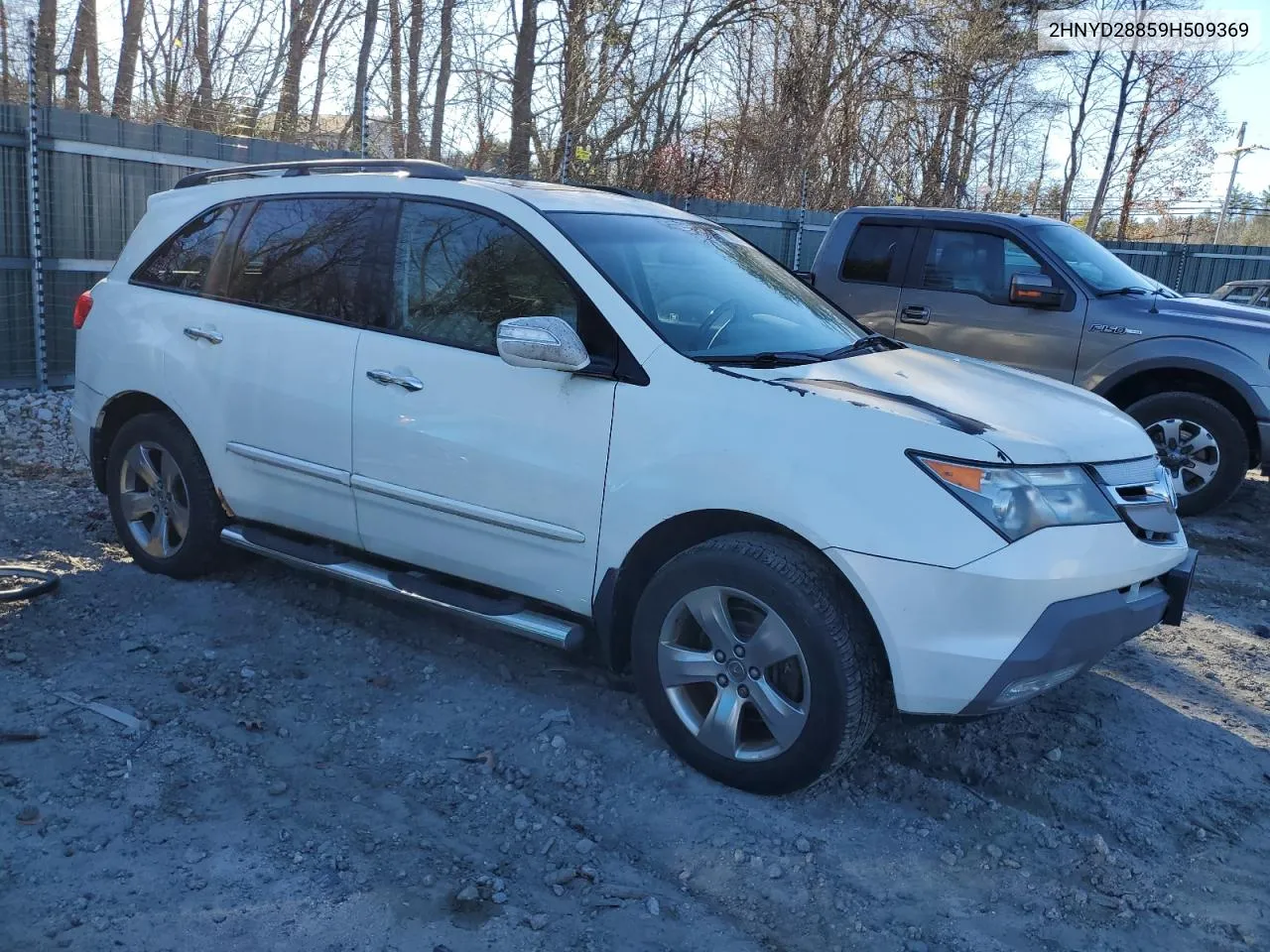 2009 Acura Mdx Sport VIN: 2HNYD28859H509369 Lot: 80250844