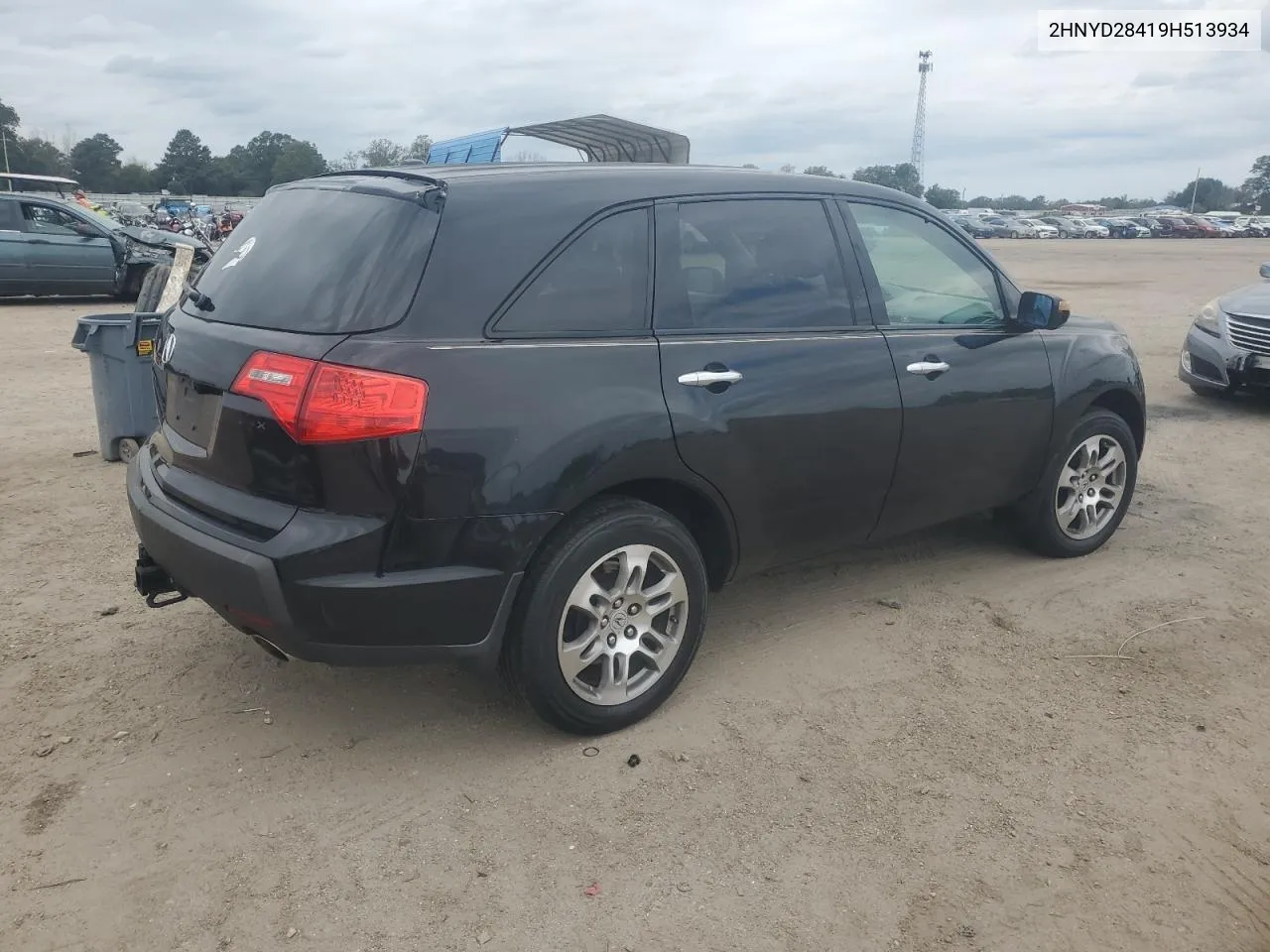 2009 Acura Mdx Technology VIN: 2HNYD28419H513934 Lot: 80770554