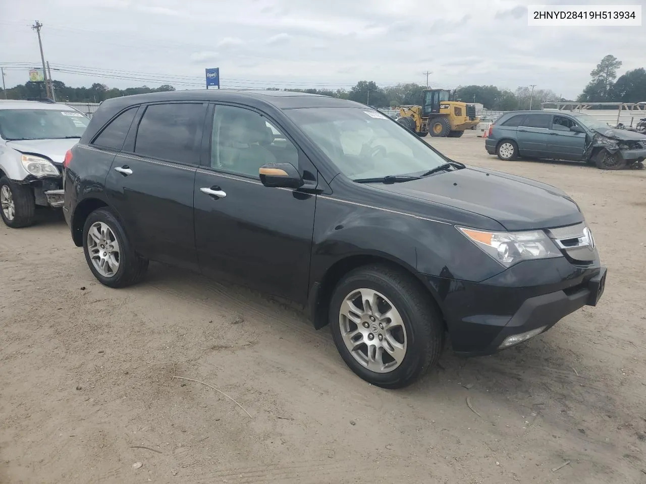 2009 Acura Mdx Technology VIN: 2HNYD28419H513934 Lot: 80770554