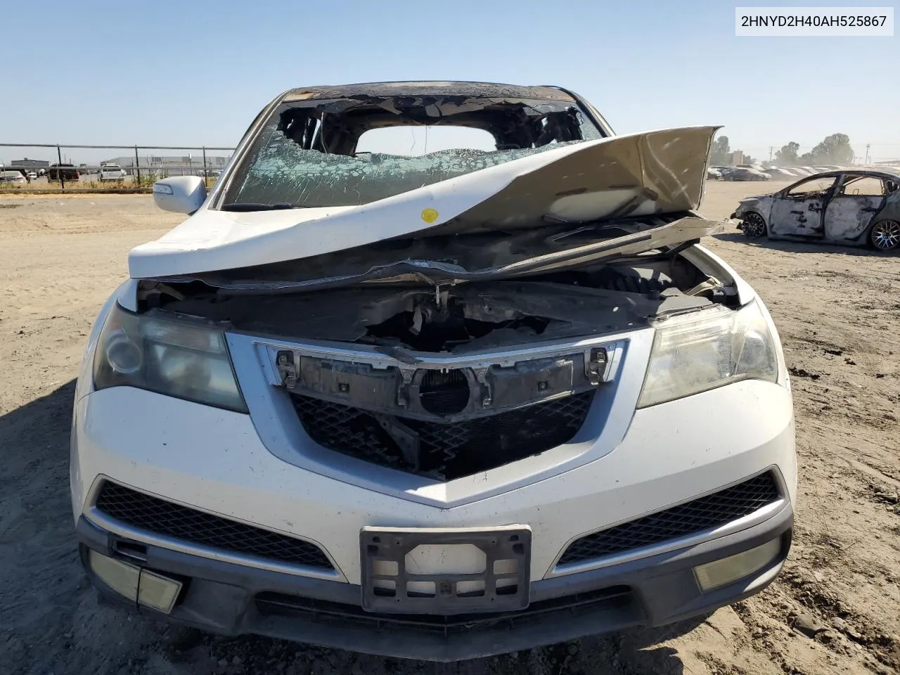 2010 Acura Mdx Technology VIN: 2HNYD2H40AH525867 Lot: 59338864