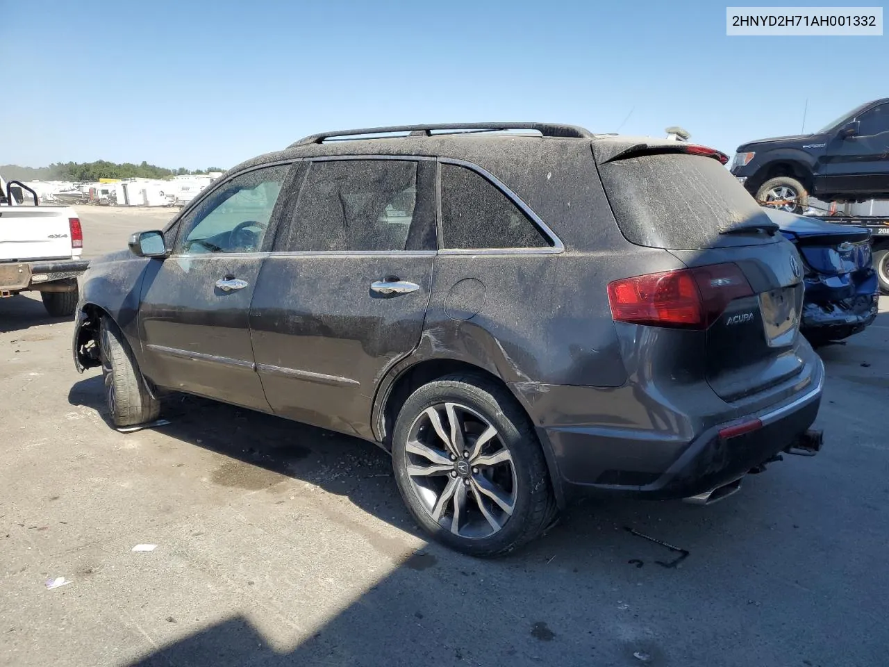 2010 Acura Mdx Advance VIN: 2HNYD2H71AH001332 Lot: 59366664