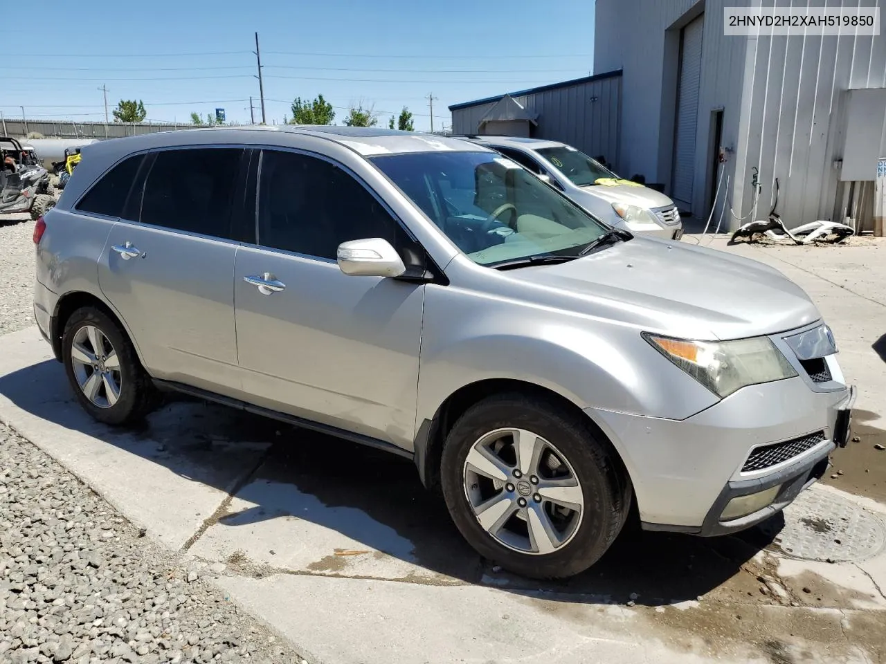 2010 Acura Mdx VIN: 2HNYD2H2XAH519850 Lot: 62265514