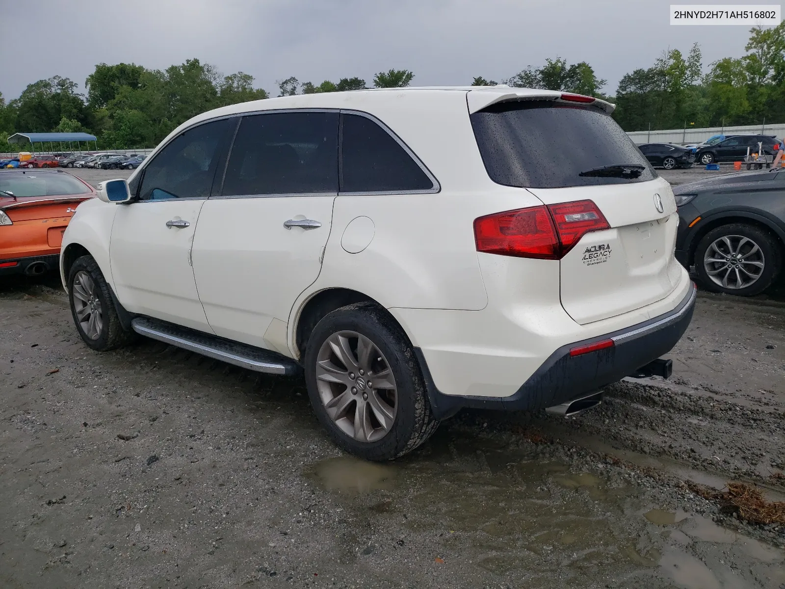 2010 Acura Mdx Advance VIN: 2HNYD2H71AH516802 Lot: 62871484