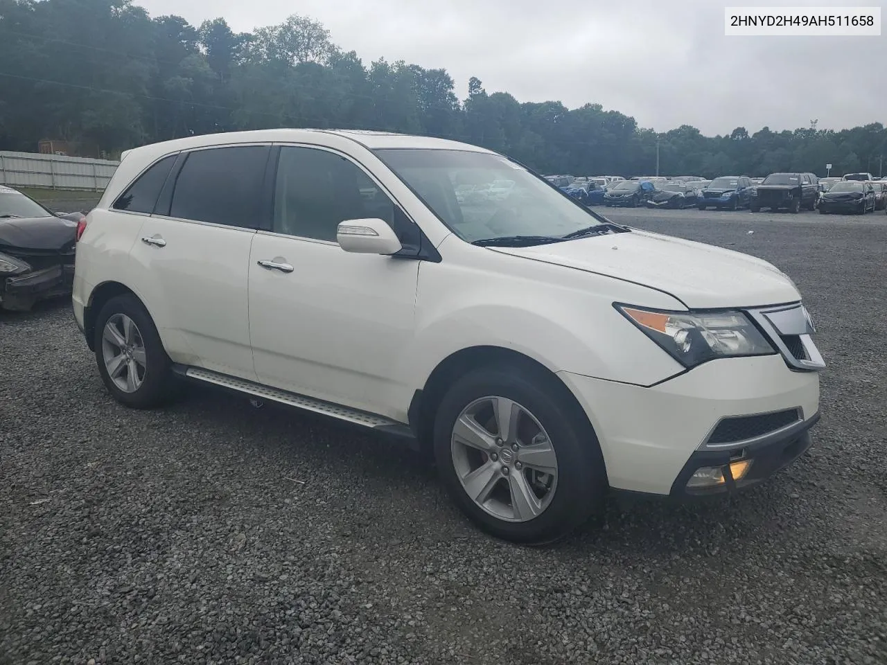 2HNYD2H49AH511658 2010 Acura Mdx Technology