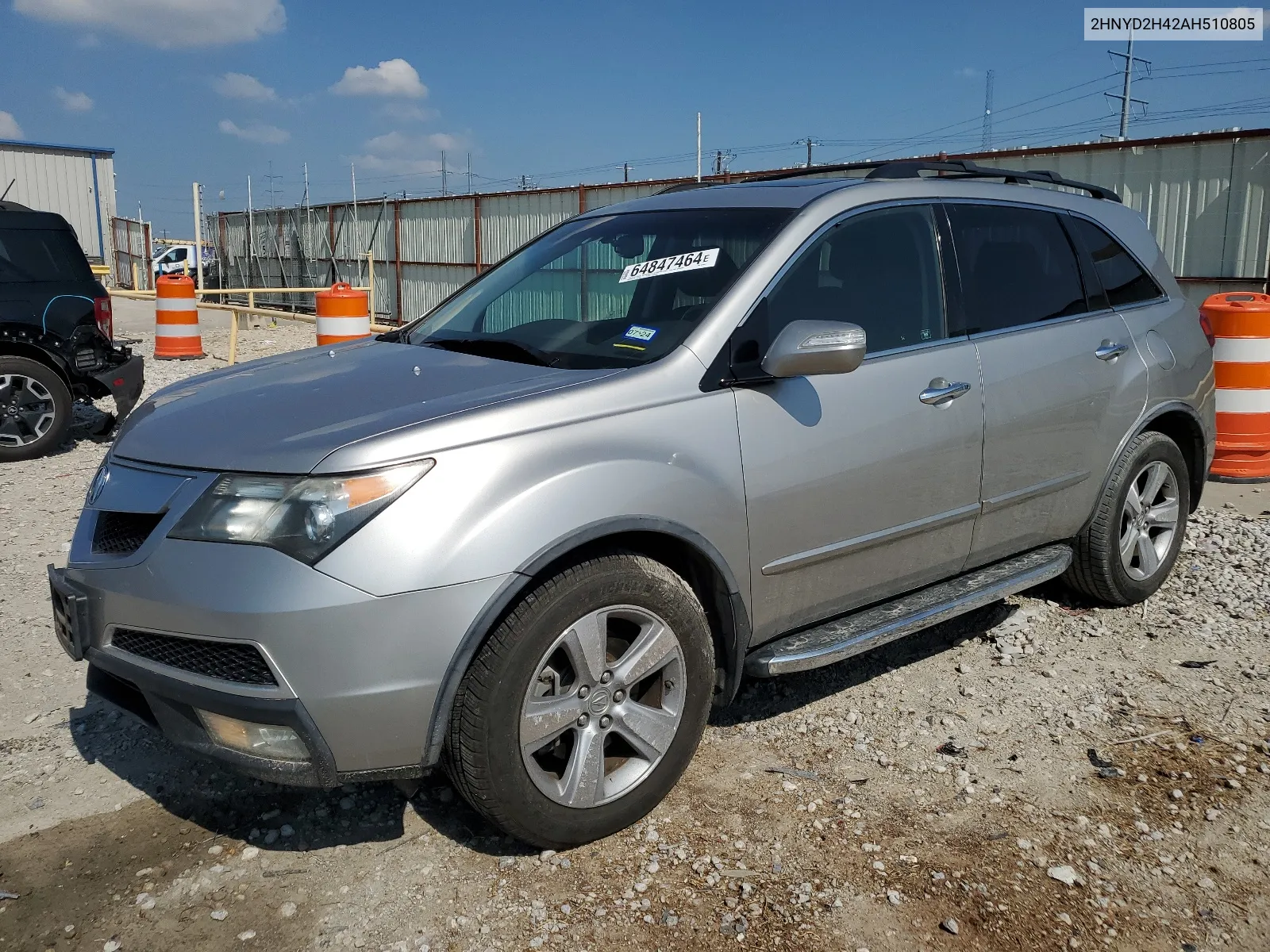 2010 Acura Mdx Technology VIN: 2HNYD2H42AH510805 Lot: 64847464