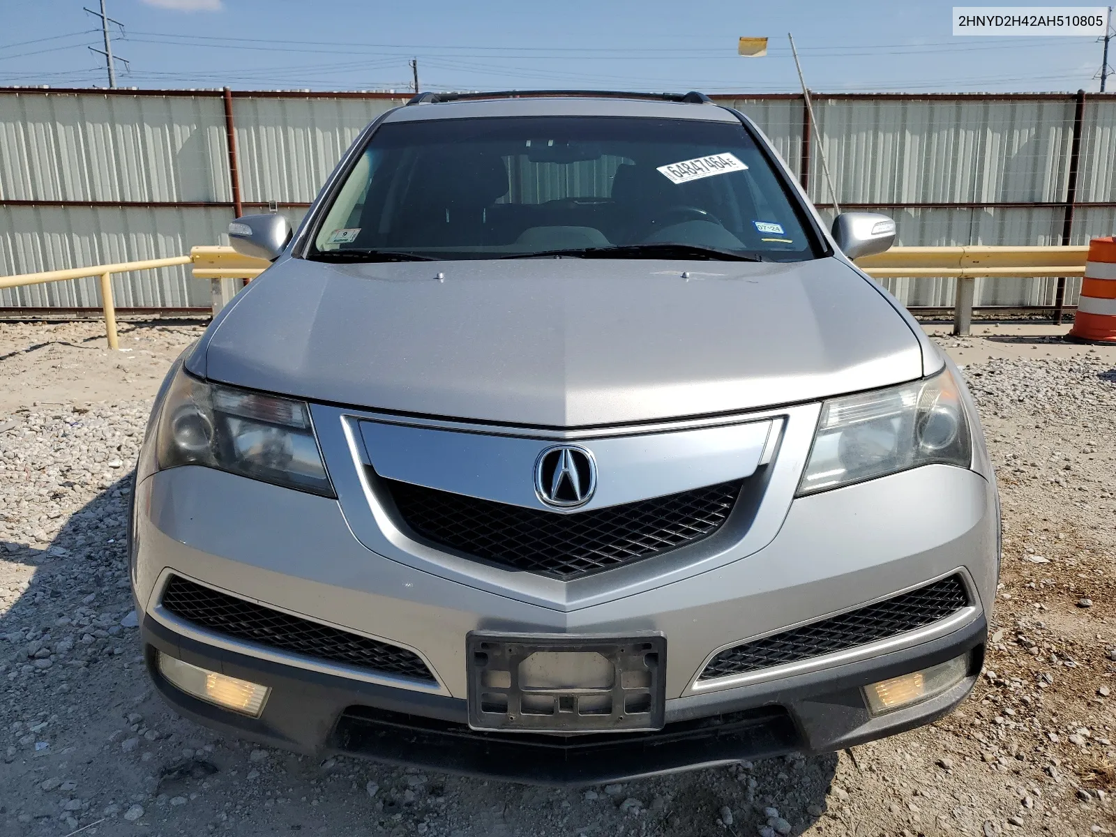 2010 Acura Mdx Technology VIN: 2HNYD2H42AH510805 Lot: 64847464