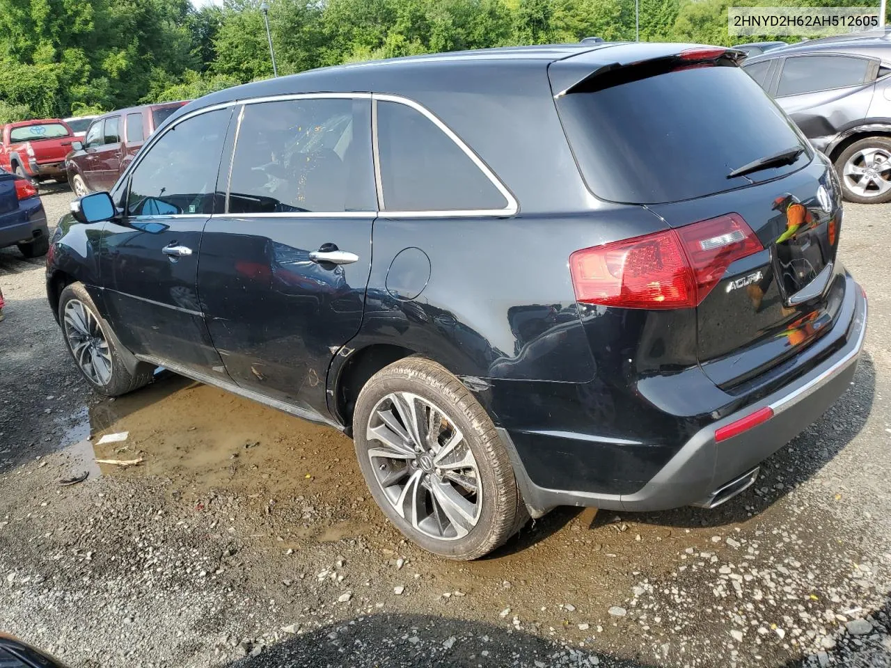 2010 Acura Mdx Technology VIN: 2HNYD2H62AH512605 Lot: 64870054