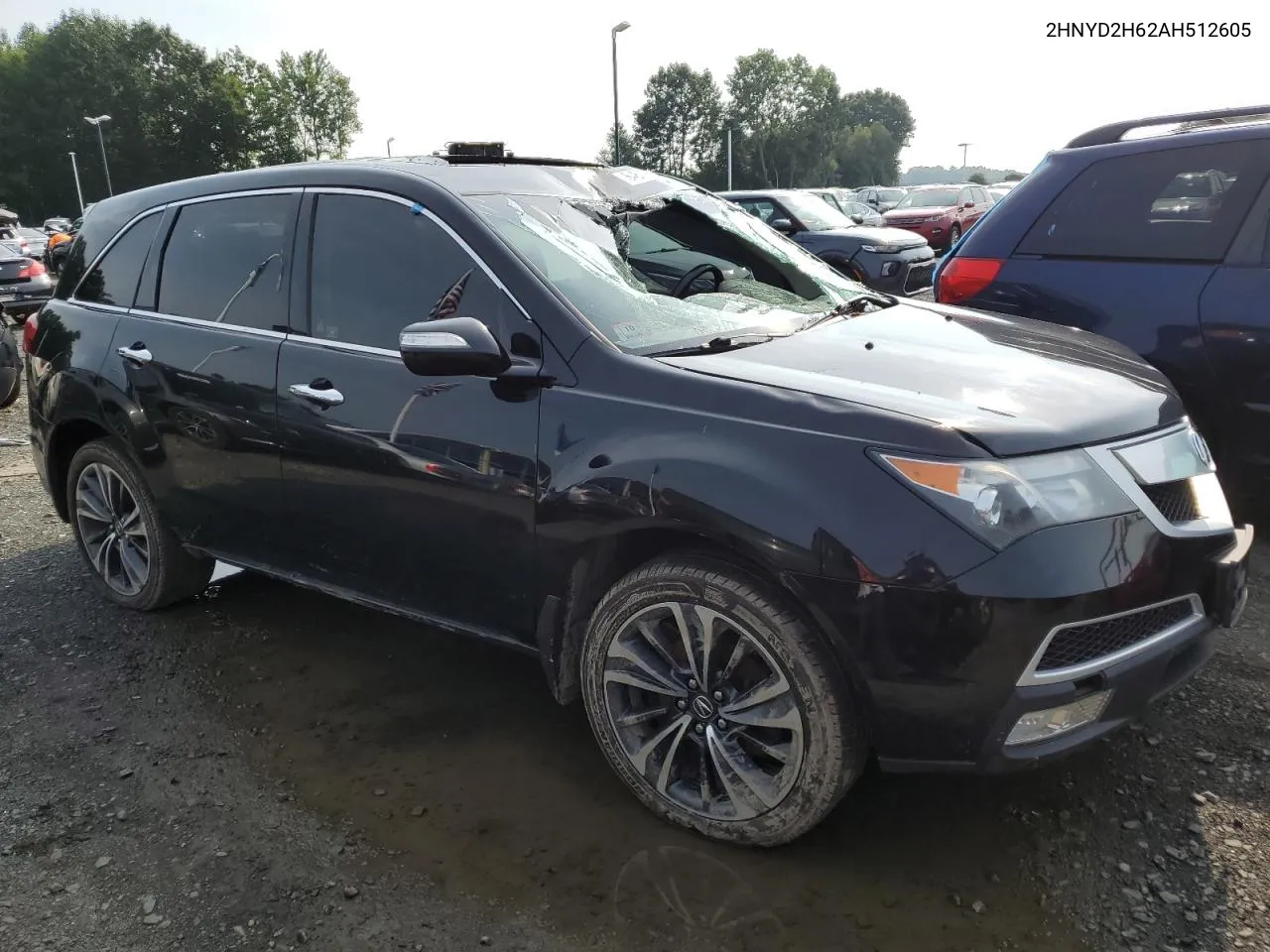 2010 Acura Mdx Technology VIN: 2HNYD2H62AH512605 Lot: 64870054