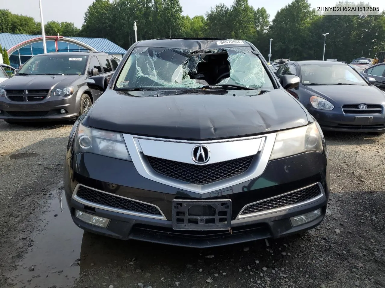 2010 Acura Mdx Technology VIN: 2HNYD2H62AH512605 Lot: 64870054