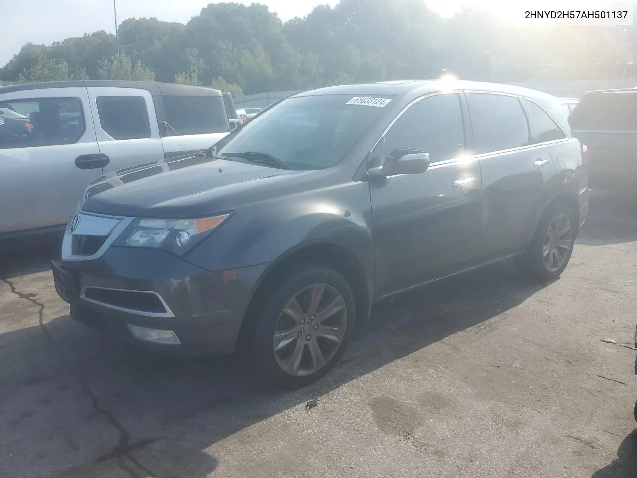 2010 Acura Mdx Advance VIN: 2HNYD2H57AH501137 Lot: 65633124