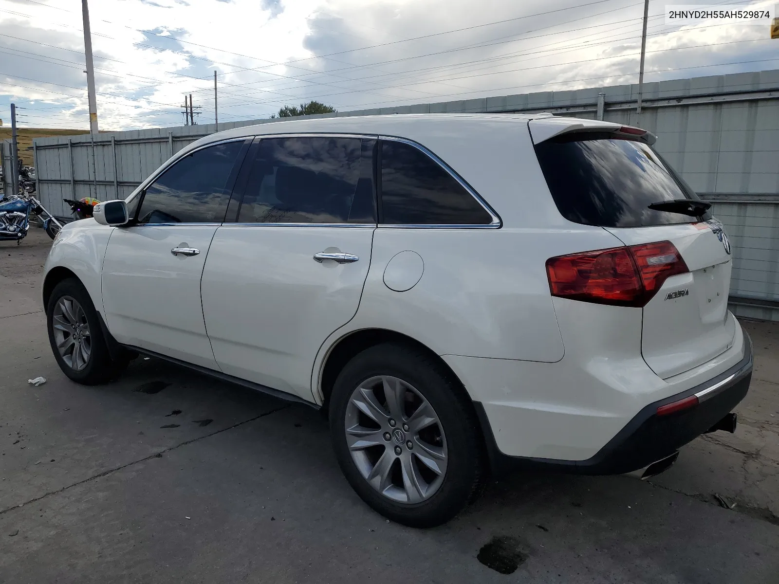 2010 Acura Mdx Advance VIN: 2HNYD2H55AH529874 Lot: 66610884