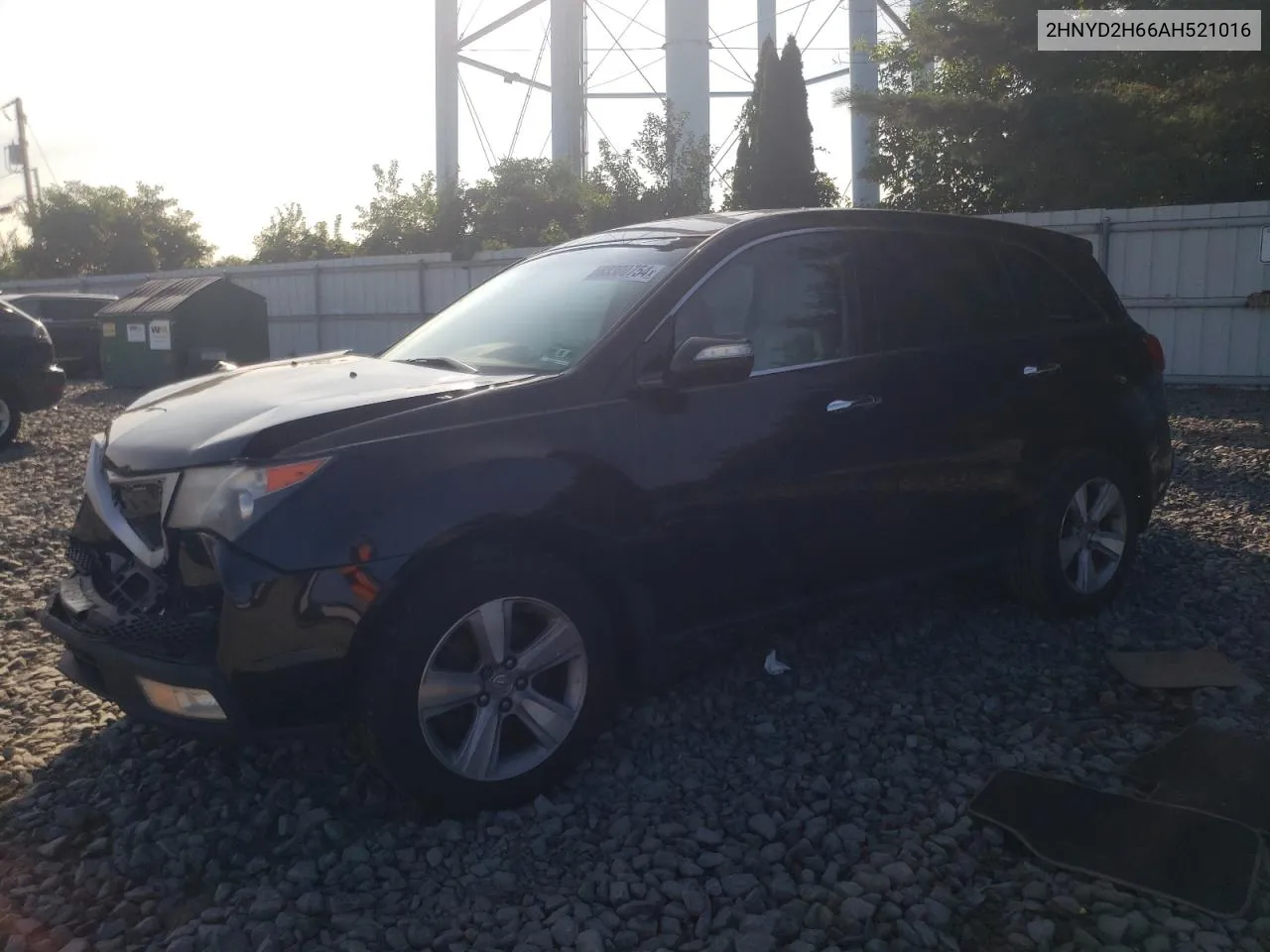 2010 Acura Mdx Technology VIN: 2HNYD2H66AH521016 Lot: 68300754