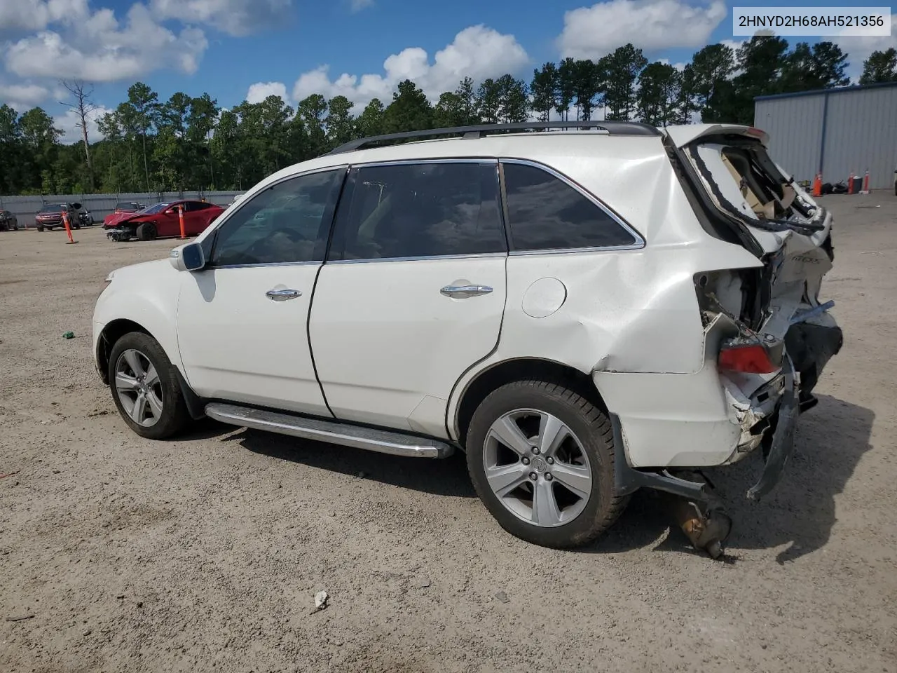 2010 Acura Mdx Technology VIN: 2HNYD2H68AH521356 Lot: 69483684