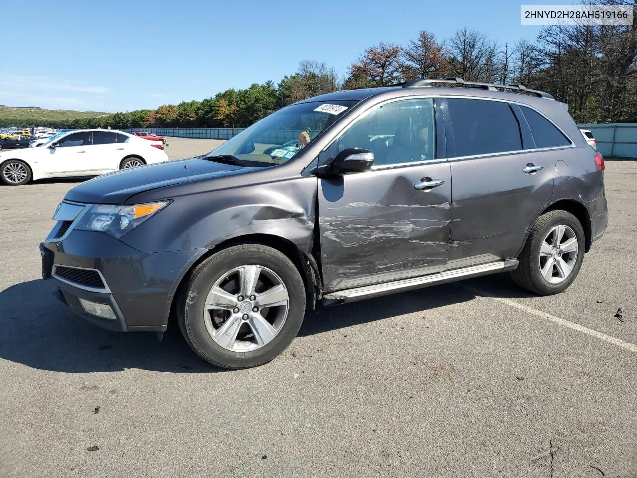 2010 Acura Mdx VIN: 2HNYD2H28AH519166 Lot: 70233974