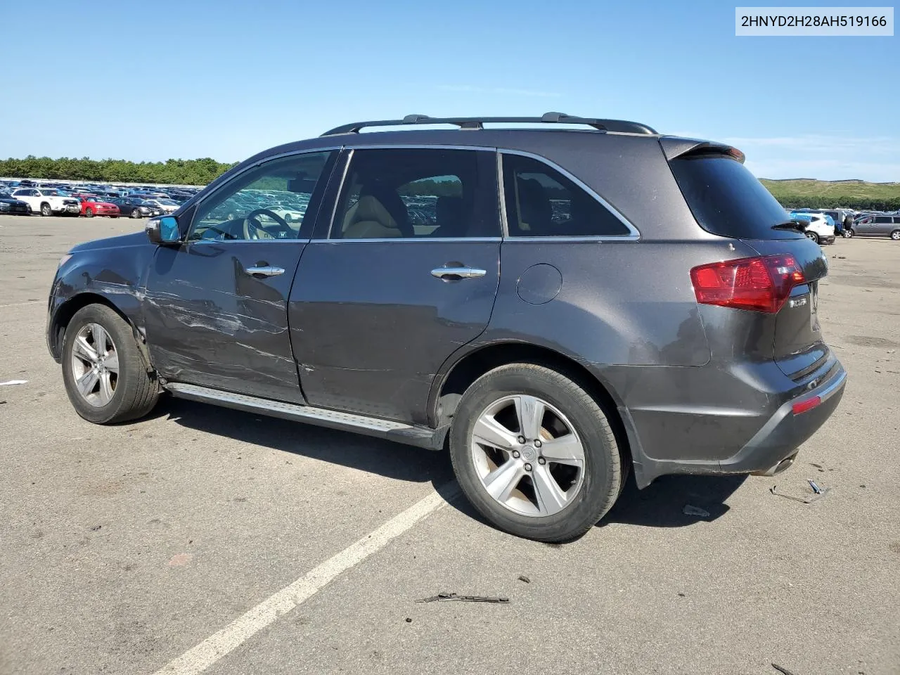 2010 Acura Mdx VIN: 2HNYD2H28AH519166 Lot: 70233974