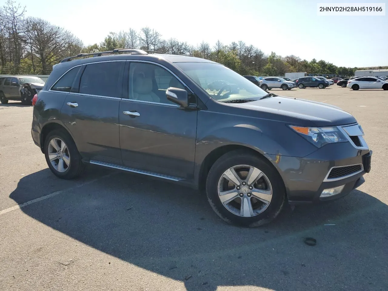 2010 Acura Mdx VIN: 2HNYD2H28AH519166 Lot: 70233974