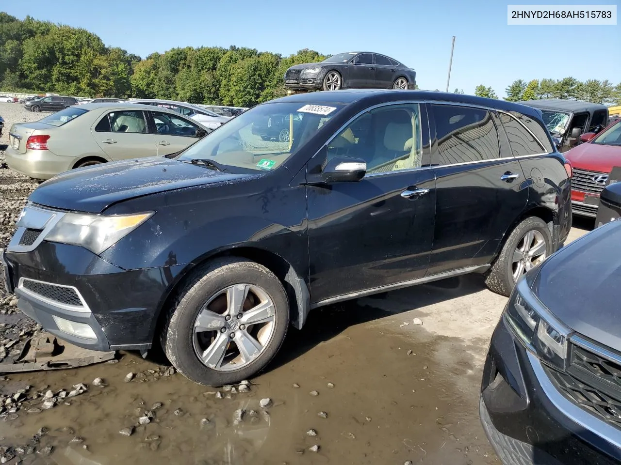 2010 Acura Mdx Technology VIN: 2HNYD2H68AH515783 Lot: 70833574