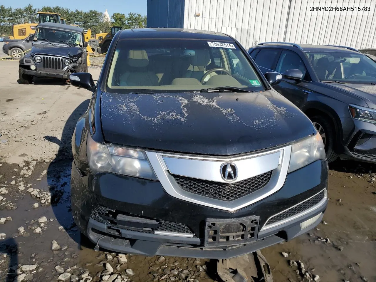 2010 Acura Mdx Technology VIN: 2HNYD2H68AH515783 Lot: 70833574