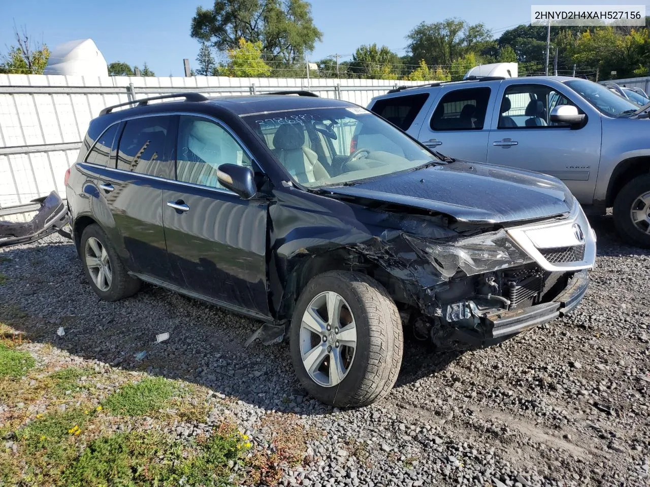 2010 Acura Mdx Technology VIN: 2HNYD2H4XAH527156 Lot: 70869334