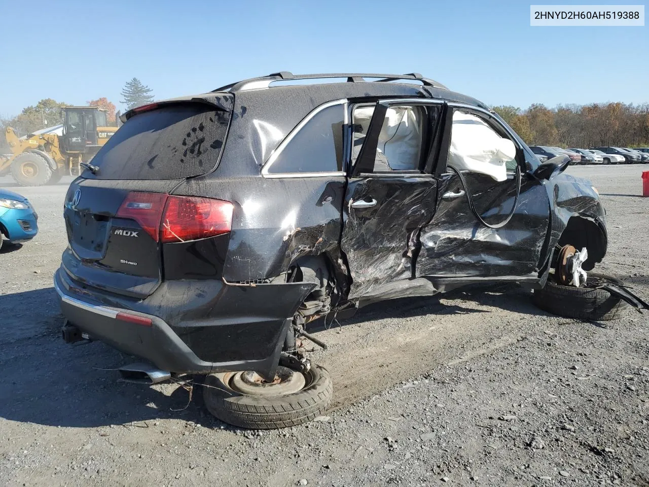 2010 Acura Mdx Technology VIN: 2HNYD2H60AH519388 Lot: 72151774