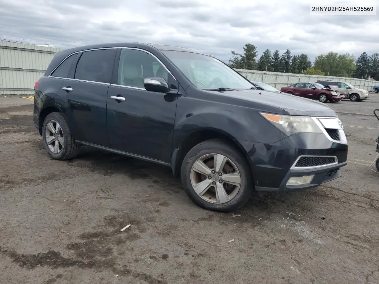 2010 Acura Mdx VIN: 2HNYD2H25AH525569 Lot: 72448324