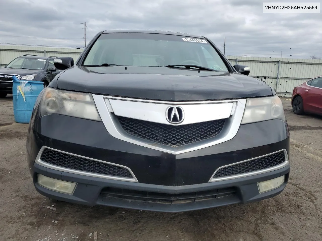 2010 Acura Mdx VIN: 2HNYD2H25AH525569 Lot: 72448324