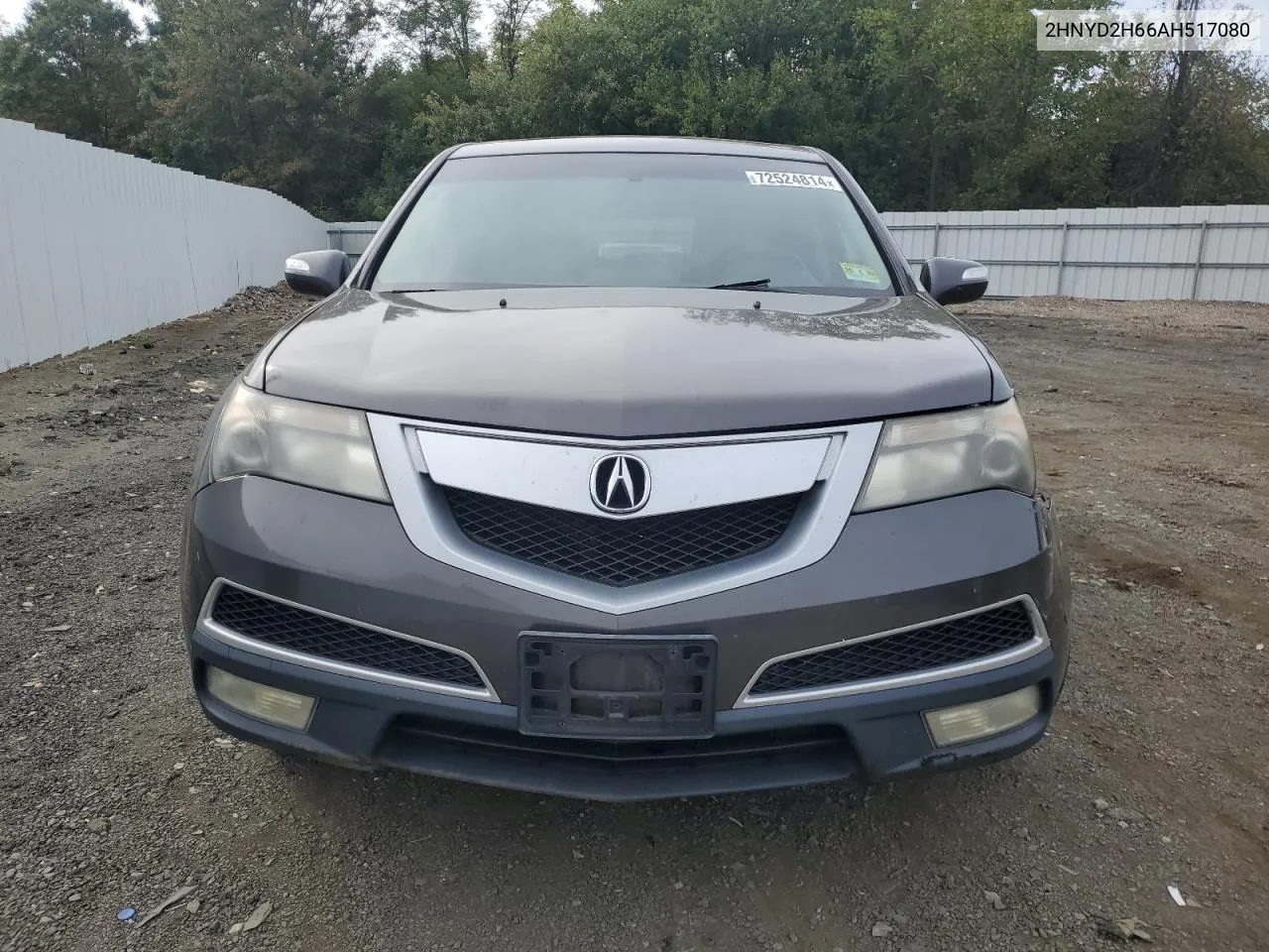 2010 Acura Mdx Technology VIN: 2HNYD2H66AH517080 Lot: 72524814