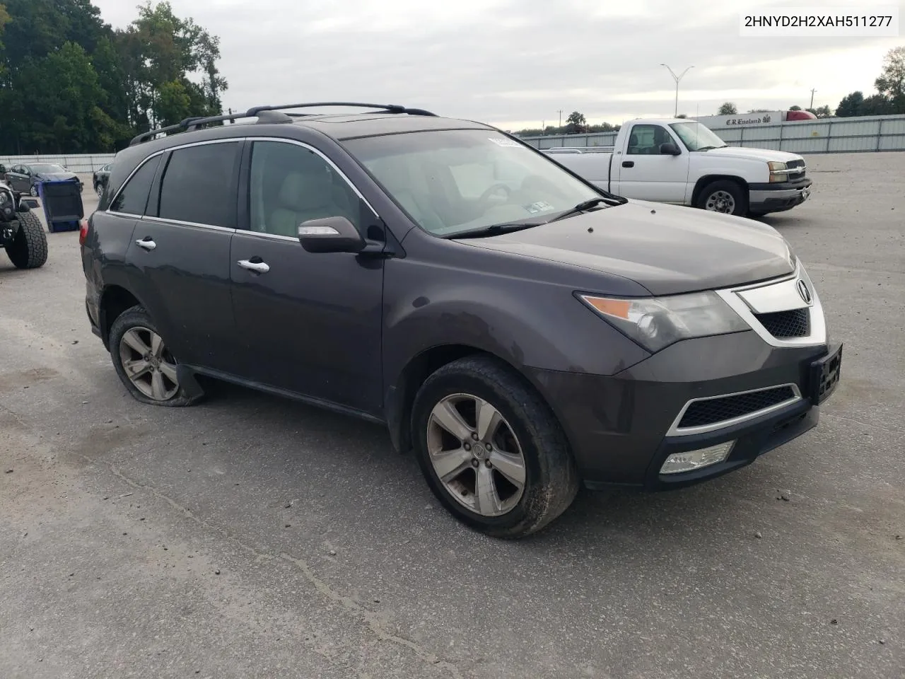 2010 Acura Mdx VIN: 2HNYD2H2XAH511277 Lot: 72572184