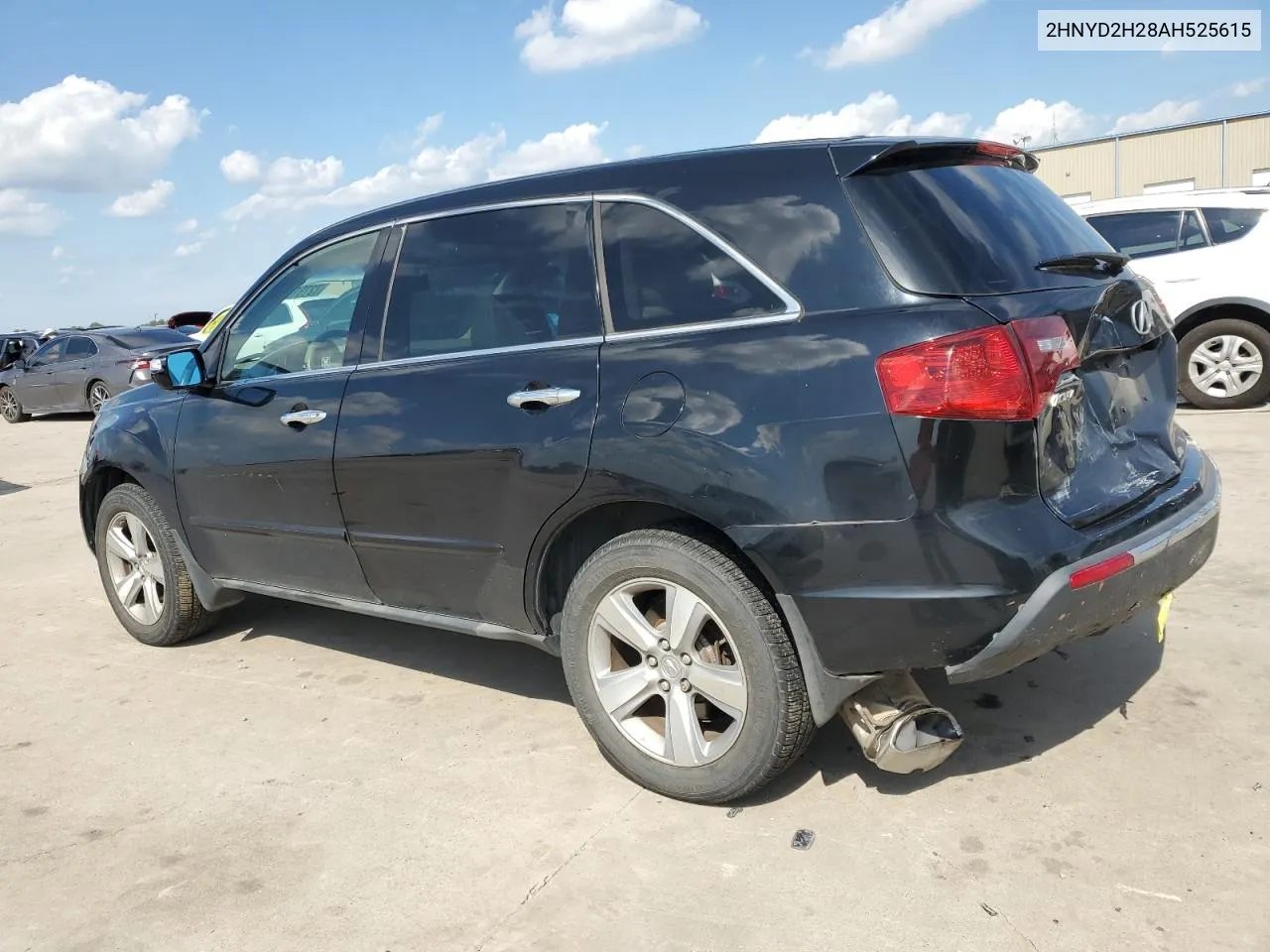 2010 Acura Mdx VIN: 2HNYD2H28AH525615 Lot: 72791594