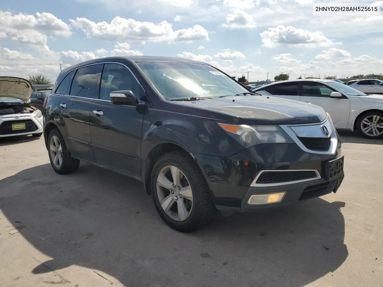 2010 Acura Mdx VIN: 2HNYD2H28AH525615 Lot: 72791594