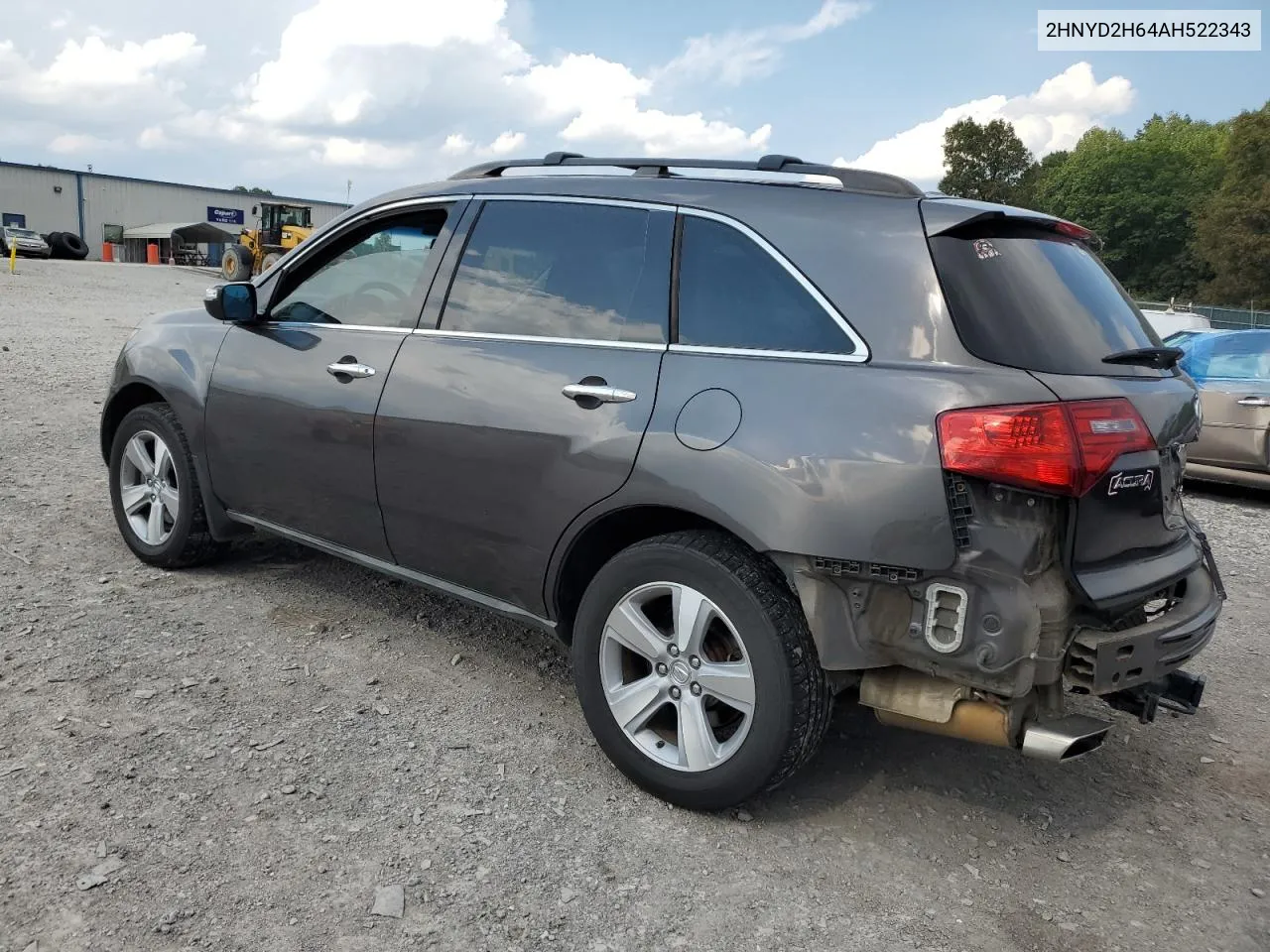 2010 Acura Mdx Technology VIN: 2HNYD2H64AH522343 Lot: 72811924