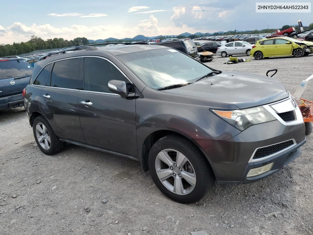 2010 Acura Mdx Technology VIN: 2HNYD2H64AH522343 Lot: 72811924