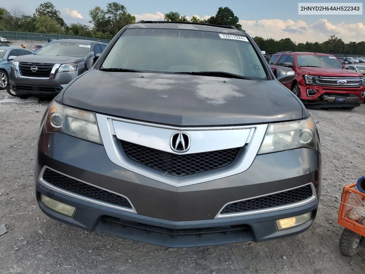 2010 Acura Mdx Technology VIN: 2HNYD2H64AH522343 Lot: 72811924